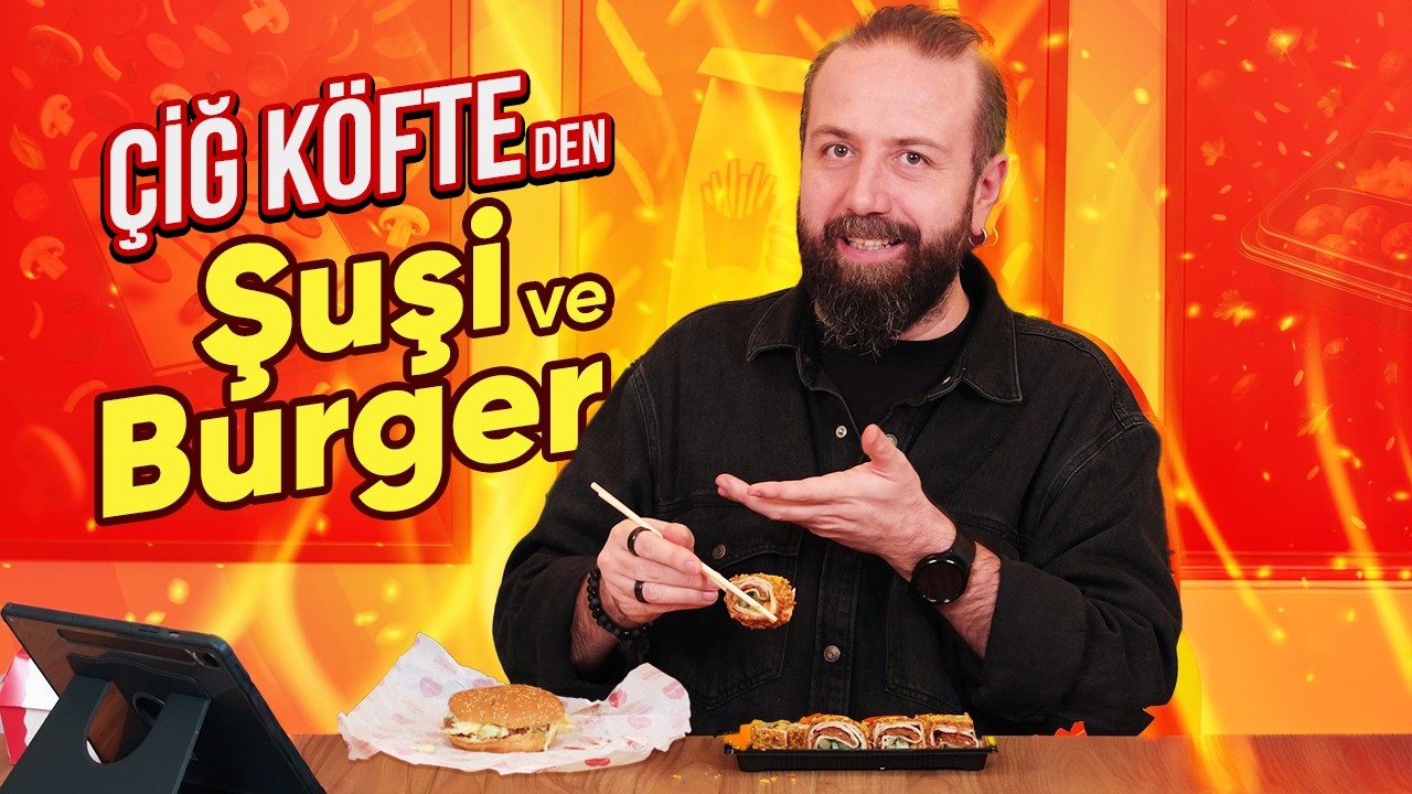 Komagene Çiğ Köfte Şuşi ve Burger İncelemesi ve Yorumları | Paket Servis Deneyimi