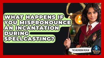 What Happens If You Mispronounce An Incantation During Spellcasting? - The Wizarding Realm