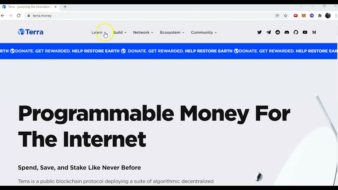 How To Create a Terra Wallet with Chrome Extension