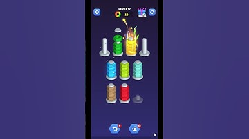 Nut Sort | Level 17 | #shorts