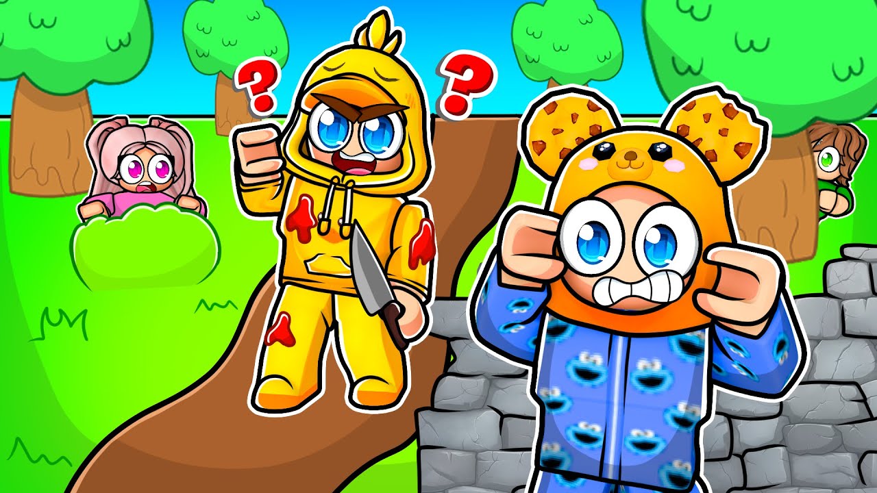 Verstoppertje Maar 1 Iemand Is De MOORDENAAR! (Roblox)