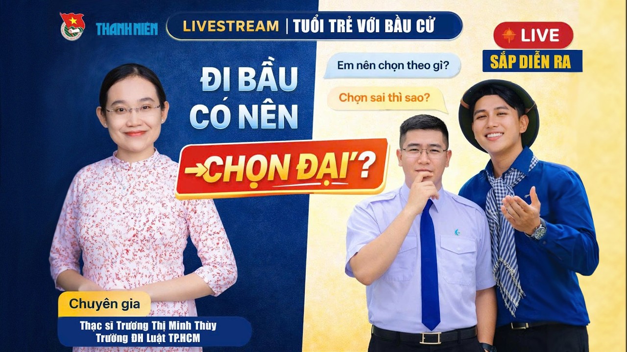 Giao lưu trực tuyến: Tuổi trẻ với bầu cử