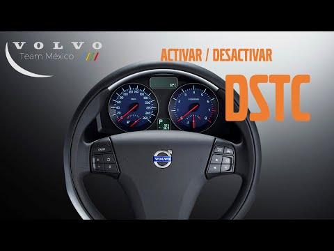 Cómo activar/Desactivar Control de tracción (DSTC) Volvo C30/S40/V50/C70