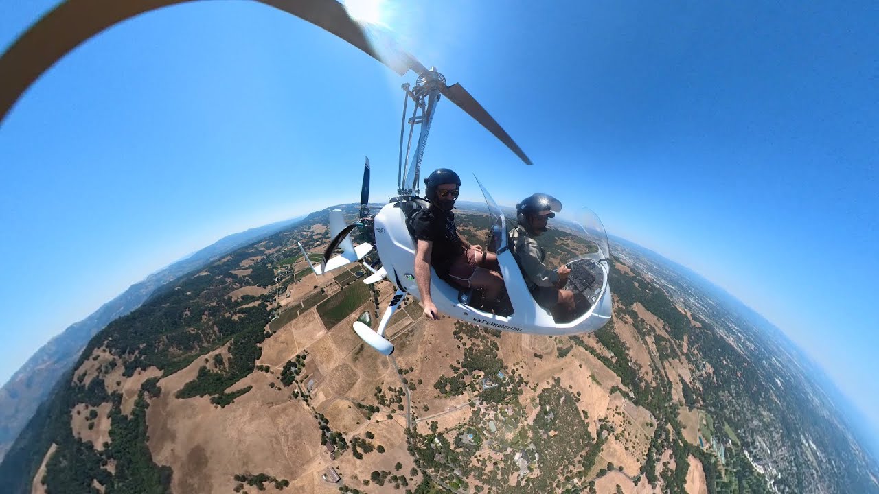 Our first gyrocopter flight
