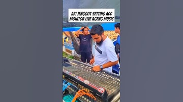 Ari jenggot dhehan pro audio setting acc panggung.#dhehanproaudio #sounddangdut #soundhajatan #sound