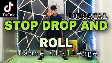 STOP DROP AND ROLL TIKTOK DANCE TUTORIAL|DANCE GURU