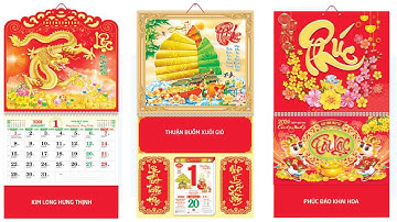 IN LỊCH TẾT 2024 - XƯỞNG IN LỊCH TẾT | in ấn Hải Châu
