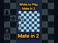 White to Move and Checkmate in 2 – Think Like a Grandmaster! #chesspuzzle 🌼🌼