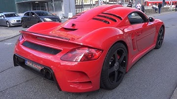 RUF CTR3 Full Throttle Accelerations on the Airstrip! - Twin Turbo Flat Six Sound!