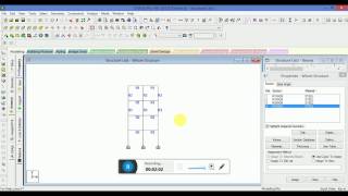 PUSHOVER ANALYSIS OF STEEL STRUCTURES IN STAAD PRO V8I-Example 1