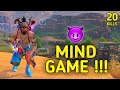 SOLO VS SQUAD || MIND GAME🧠!!! OUTSMARTING SQUADS WITH THE HOOK GUN🔥!!! || 90% HEADSHOT INTEL I5