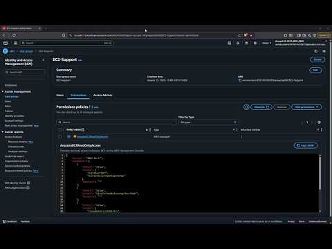 Lab 1:  Introduction to AWS IAM