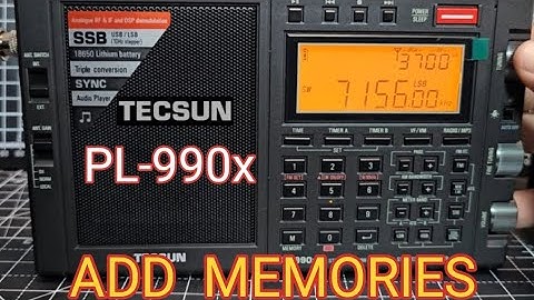 TECSUN PL-990X  ADD MEMORY CHANELS