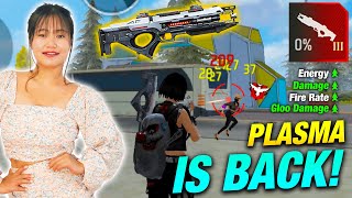 PLASMA 2.0 is HERE! 😮 Solo Vs Squad with Only NEW Plasma Gun Challenge | Sooneeta | Free Fire