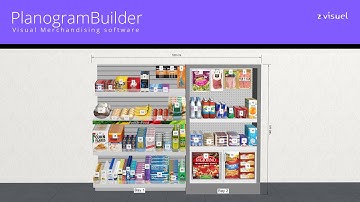 How to make a planogram - zVisuel PlanogramBuilder software