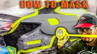 HOW TO TAPE AND MASK A CAR FOR PAINT| PART 1