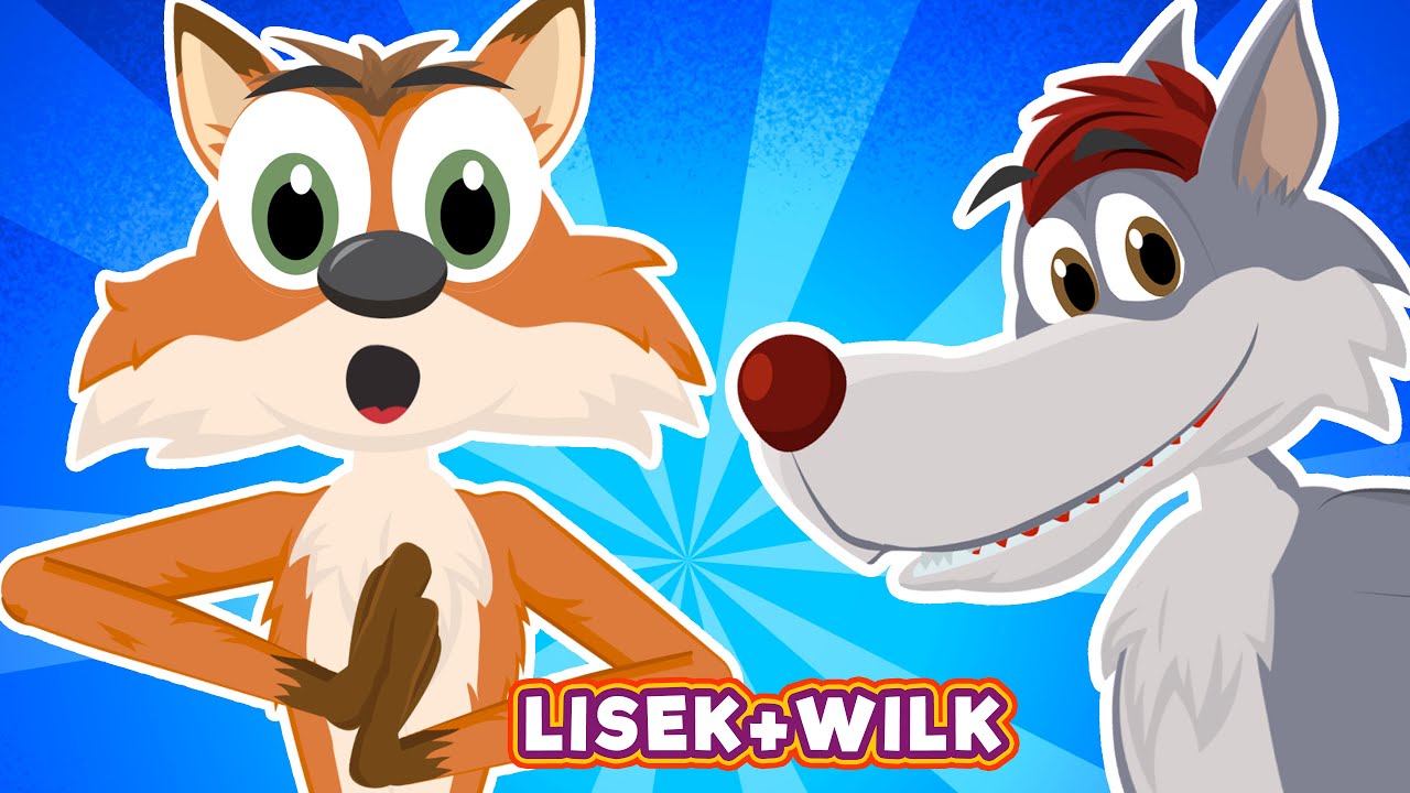 Lisek + Wilk - Śpiewające Brzdące - Piosenki dla dzieci 😍😆🤣