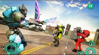 Amazing Robot Transform Bike | Rescue City Super War Simulator GamePlay | By Game Crazy screenshot 4