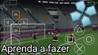 Como fazer Dribles, Fintas, Bater faltas, Gols acrobáticos e Cruzamentos no PES PPSSPP 2020