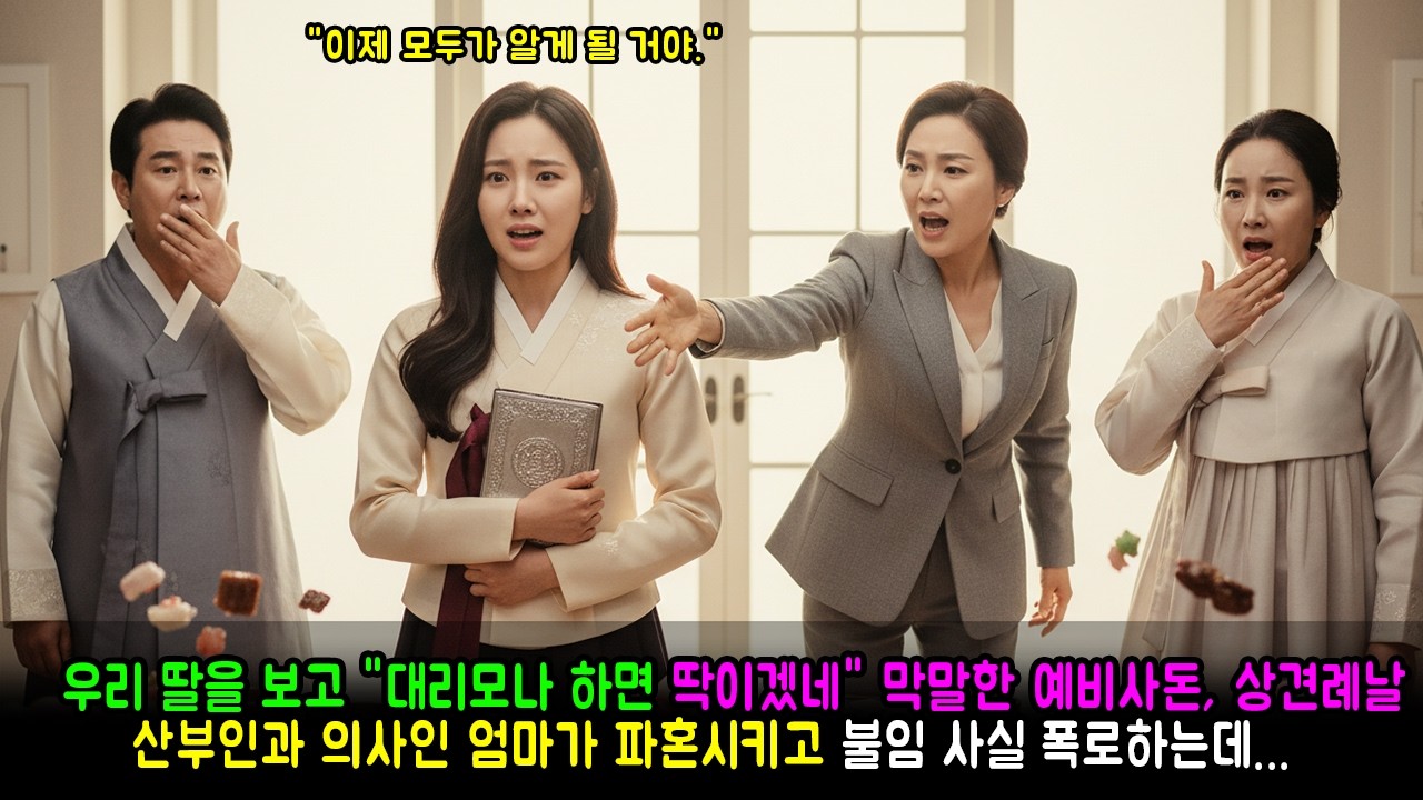 우리 딸을 보고 