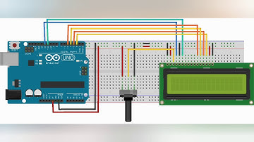 LCD Display. How to set up LCD Display (Using potentiometer).