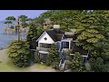 Windenburg Oceanfront Family House | The Sims 4 Base Game | Speed Build with Ambient Sounds | No CC