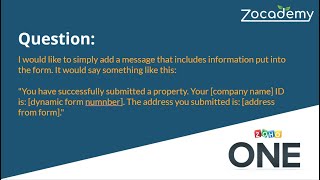 How To Merge Field Information In Zoho Forms And Send To Thank You Page.