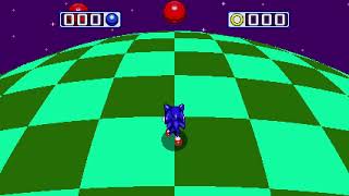 New Blue Spheres - level 64