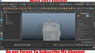 Another way of Polygon extrude in maya-Maya 2022 Transform component tutorial(Shift+Move tool)