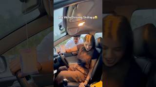 Meri Wife Pro -Driving Sikh Gyi🤯😱 #shortsforgoals #couplevolgs #chillwithpalnik #trend #youtube