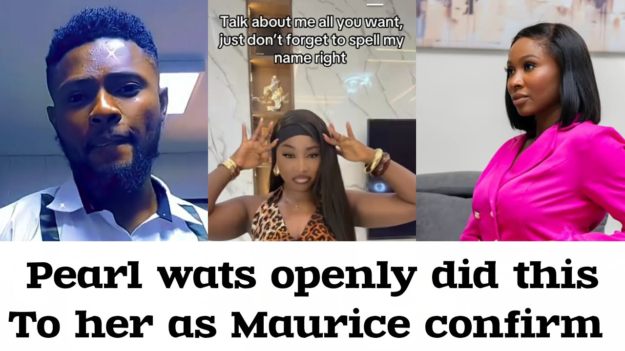 Перл Уотс открыто сделала это для нее, поскольку Морис Сэм подтвердил это невероятно #mauricesam ...