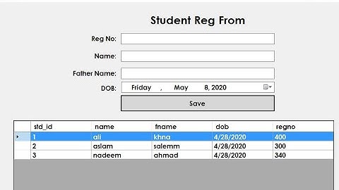 How To Create a Function To Fill Data Grid View In C# || GRID VIEW
