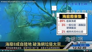 ▼海廢8成自陸地 破漁網垃圾大宗 八大民生新聞 2020120906