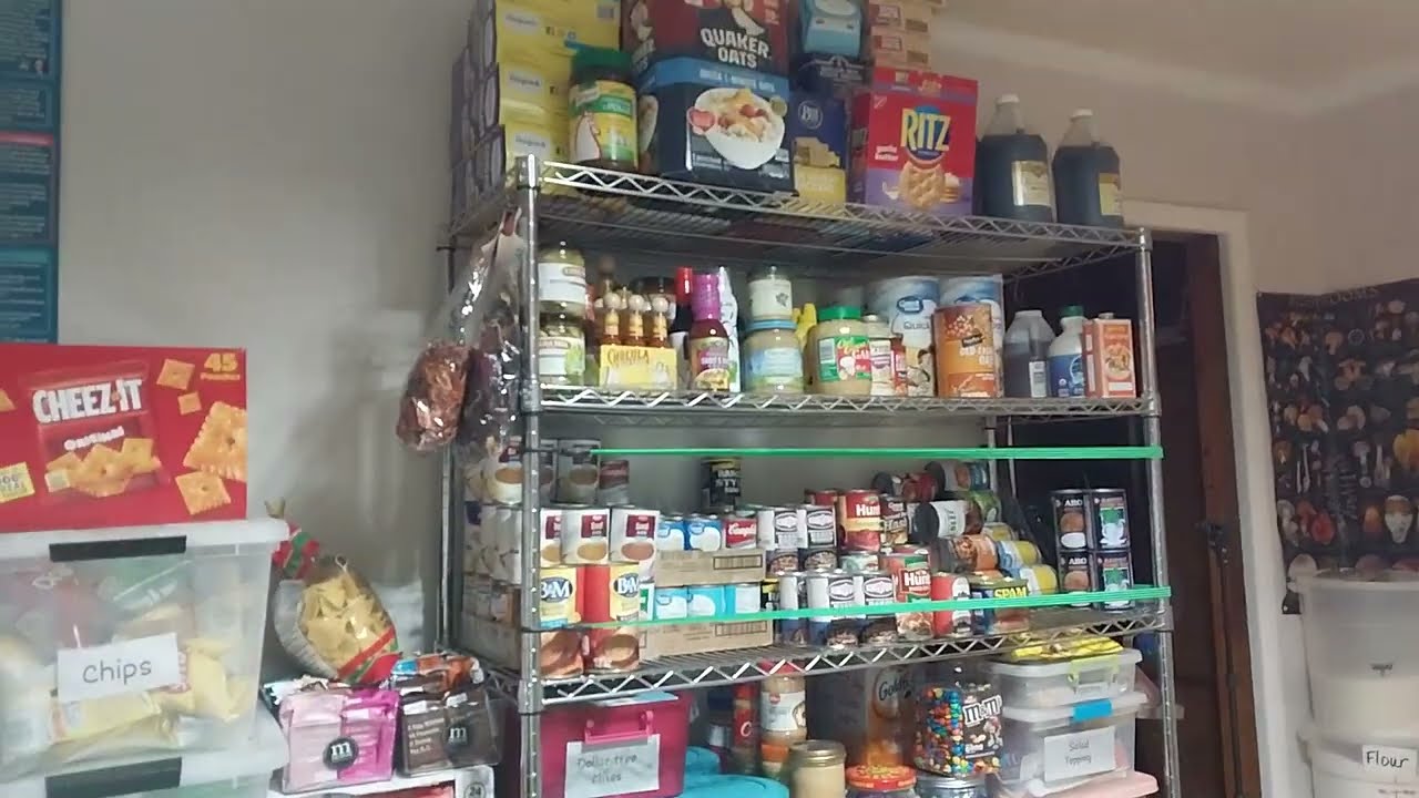 PREPPER PANTRY TOUR...LETS GET ORGANIZED