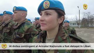 Al doilea contingent al Armatei Naționale a fost detașat în Liban