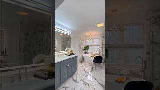 You won’t believe this before and after bathroom transformation! #interiordesign #bathroomdesign