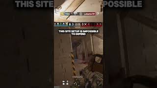 This site setup is impossible to defend #rainbowsixsiege #R6s #siege