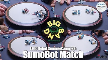 LEGO Spike Prime Sumo-Bot Finals BigBang Wetenschapsbad Wevelgem