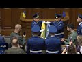 У Верховну Раду внесли прапор, який вносили 1991 року. 24.08.2023