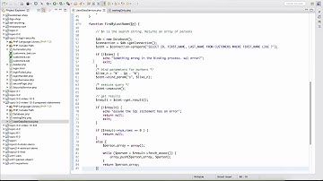 PHP mysql DAO example findByLastName method