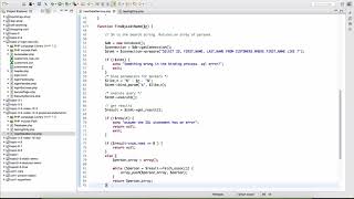 PHP mysql DAO example findByLastName method