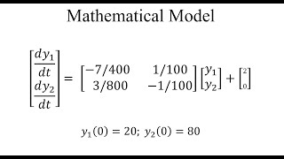 part1: MATLAB/Simulink implementation for a mixing tank problem