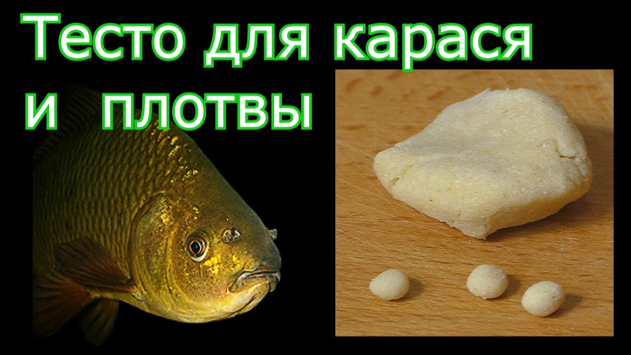 Тесто(КАК СДЕЛАТЬ?) для ловли карася и плотвы. My fishing