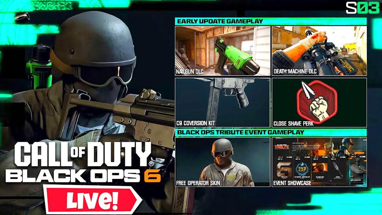 Black Ops 6 Tribute Event! Unlocking the Nail Gun LIVE!