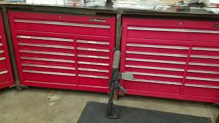 US General "Harbor Freight" 44" Tool Chest Work Bench Storage..