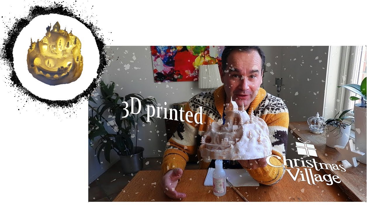 #3Dprinted 🎄 Christmas Village - YouTube