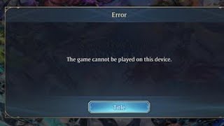 Fix Shadowverse: Worlds Beyond Error This Game Cannot Be Played On This Device