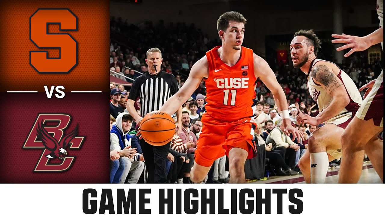 Boston College vs. Syracuse Men's Basketball Highlights (202223) YouTube
