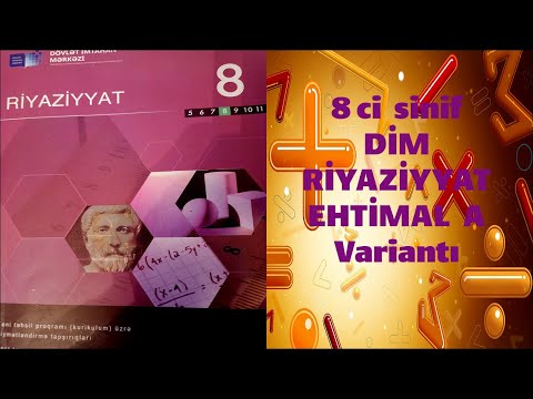 8 ci sinif DIM Riyaziyyat Ehtimal B variantı