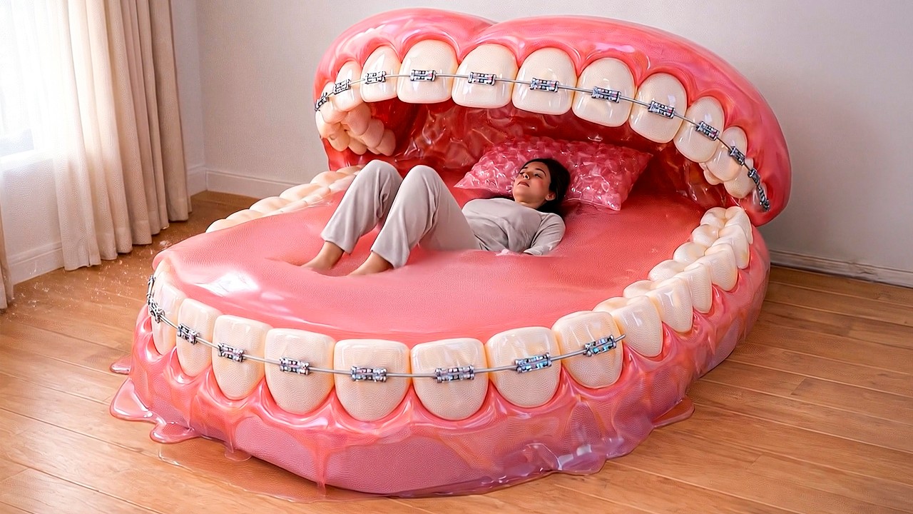 Ты бы спал в огромном рту? 😳🦷 | Ультимативный ИИ ASMR